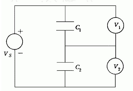 電容串聯(lián)電路圖