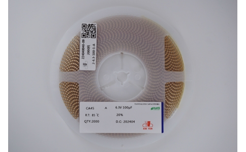 新云钽电容CA45-A-6.3V-100μF-20%